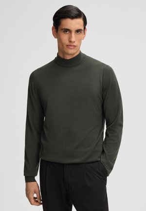 MAREK - Strickpullover - dunkelgrün
