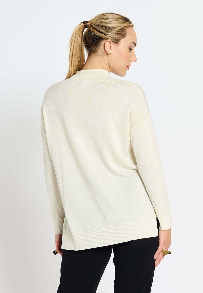Damen Strickjacken | Jascha Stockholm SIGRID Strickpullover offwhite - CV47956 Damen Strickjacken | Jascha Stockholm SIGRID Strickpullover offwhite - CV47956
