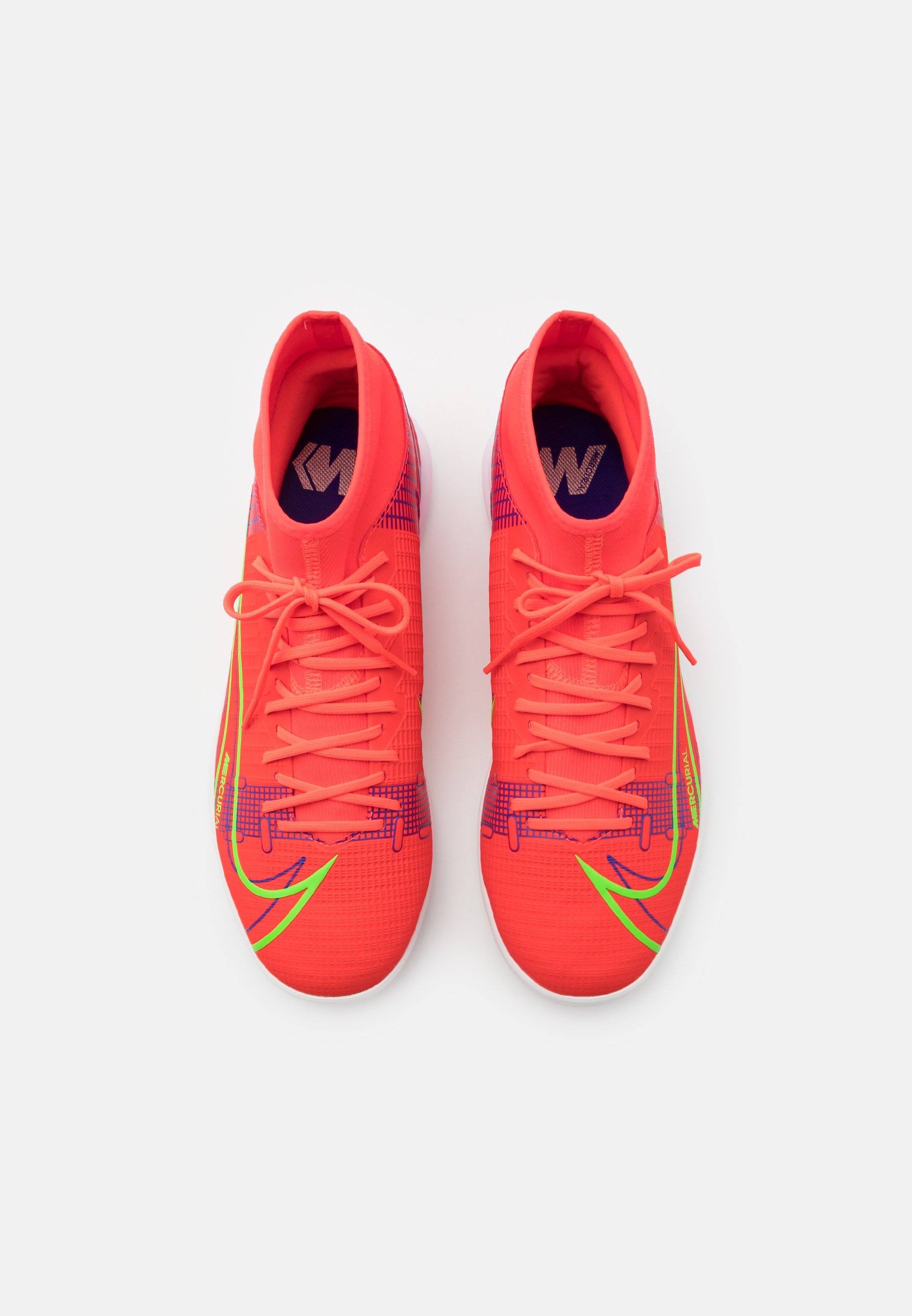 Nike Performance MERCURIAL 8 ACADEMY IC - Botas de fútbol sin tacos -  bright crimson/metallic silver/rojo - Zalando.es