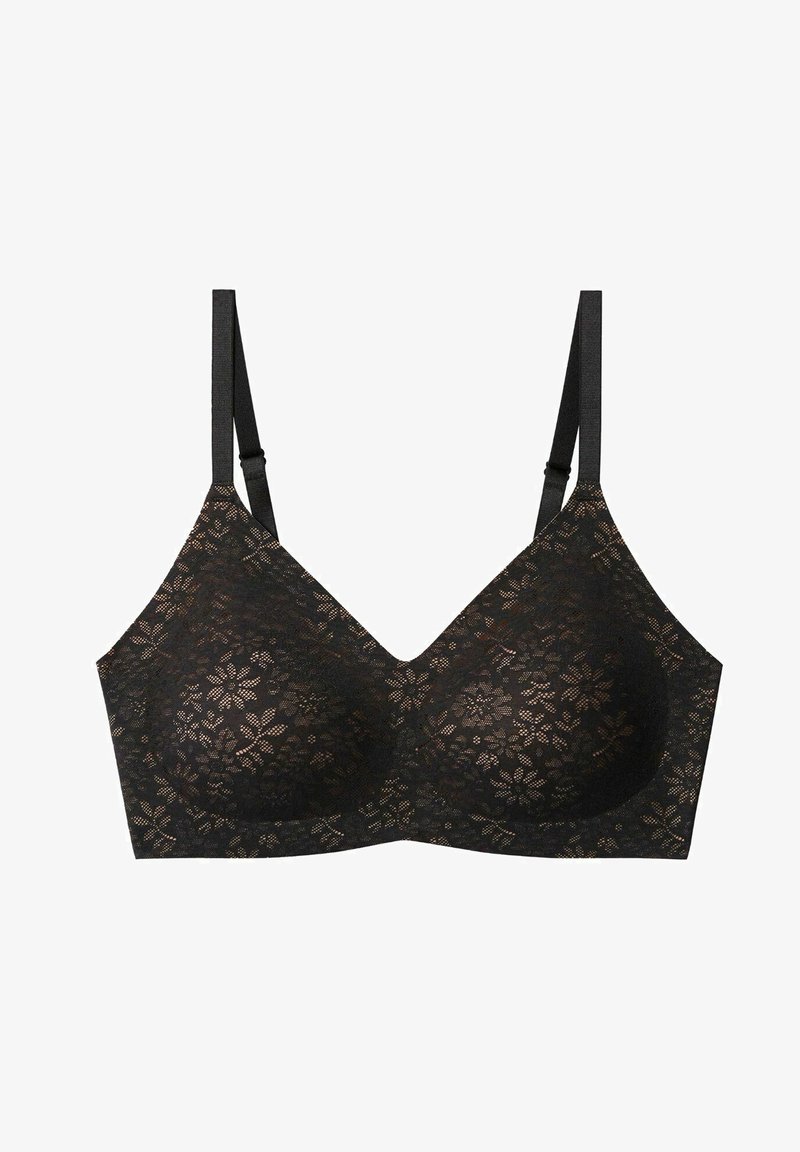 Yamamay PRINCIPESSA Reggiseno A Balconcino Nero Floreale nero yamamay-principessa-reggiseno-a-balconcino-nero-floreale-nero