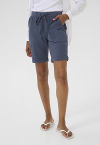 Kaffe - KANAYA - Shorts - vintage indigo Miniaturebillede 1