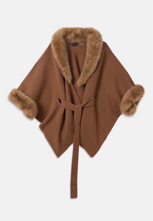 JOANNE SWEATER COAT TRIM - Viitta - camel/brown