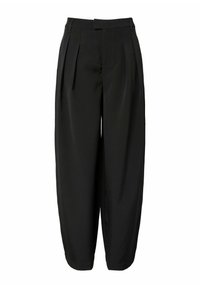 PCOLIVIA BARREL - Hlače - black