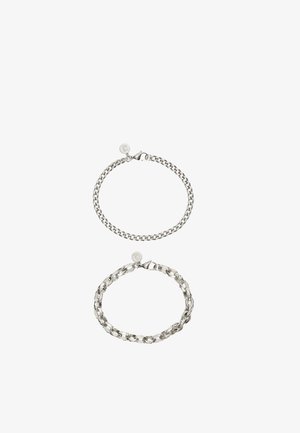 Bershka, 2-PACK - Armband - silver-coloured