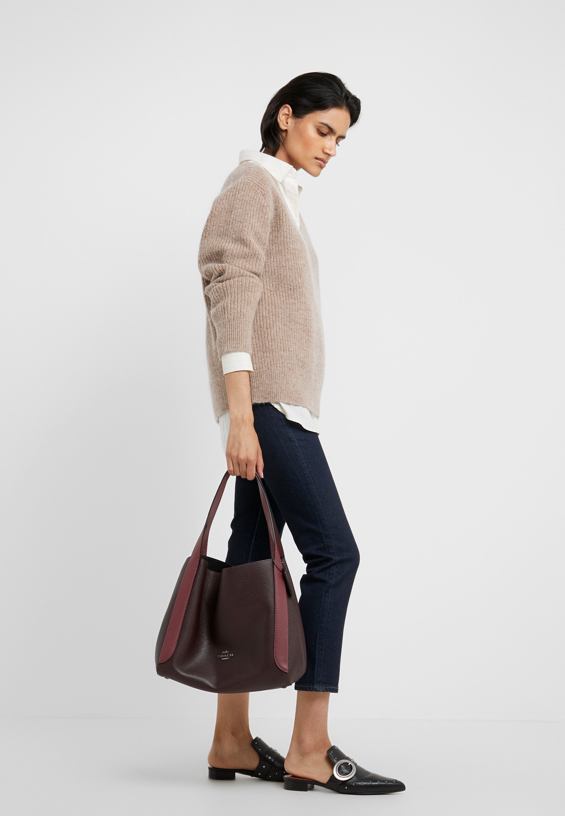 veske coach colorblock hadly vintage mauve veske coach colorblock hadly vintage mauve