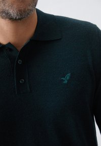 Pier One WOOL JUMPER - Strikkegenser - mottled dark green