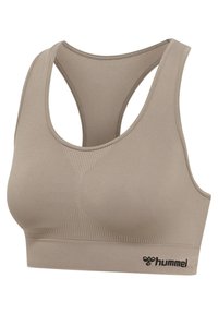 Hummel SEAMLESS - Sport-BH mit mittlerer Stützkraft - driftwood
