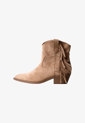 Findlay, BOTTINES À ZIP FINDLAY - Boots à talons - beige