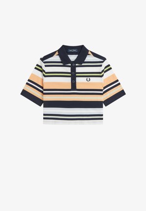 Fred Perry, STRIPED - Πόλο - navy