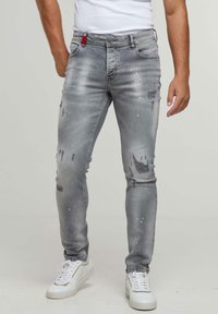 2Y Premium - Slim fit jeans - washed grey Thumbnail Image 1