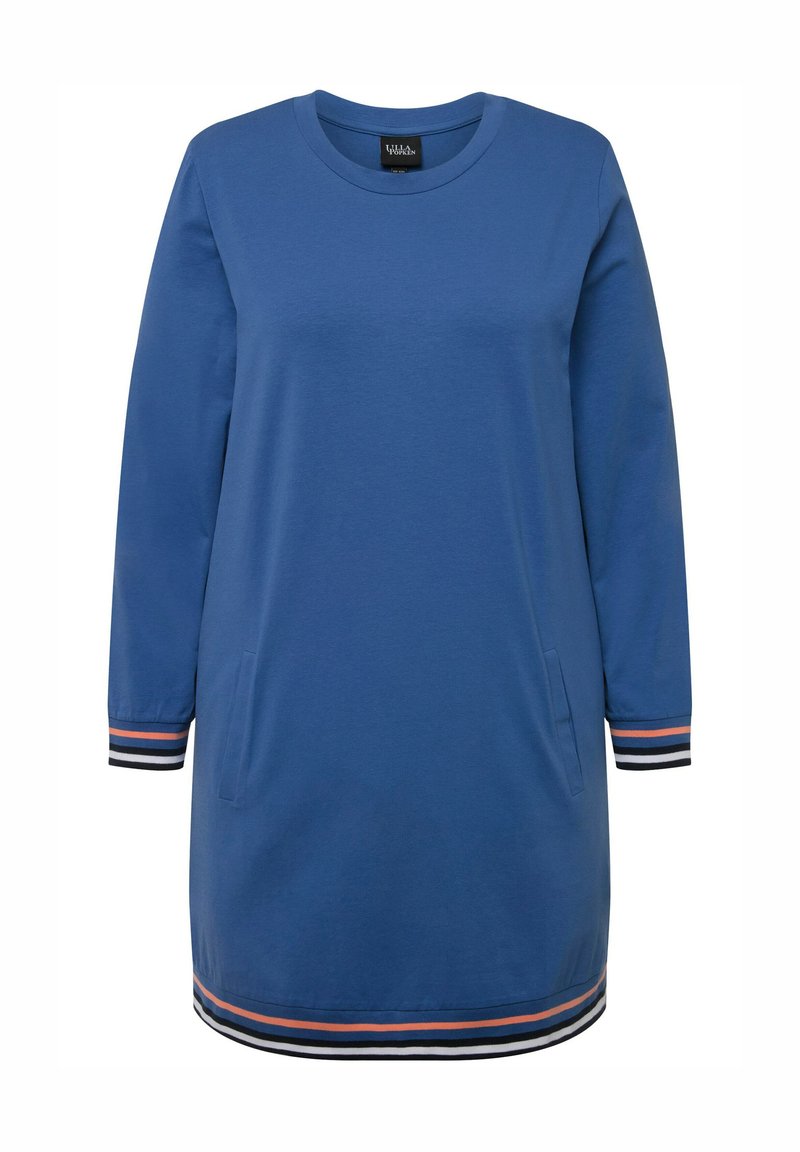 Namatime Pigiama da donna corto in cotone Pigiama Set 2 pezzi Loungewear Stripe PJ Set Top Manica Corta e Pantaloncini con Tasche, blu, XXL