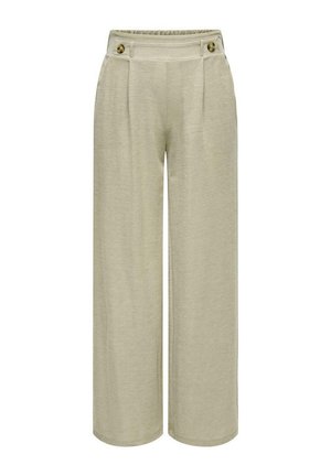 MIT ELASTISCHEM BUND - TASCHEN VORN - NORMAL FIT - Trousers - beige