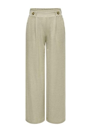 MIT ELASTISCHEM BUND - TASCHEN VORN - NORMAL FIT - Pantaloni - beige