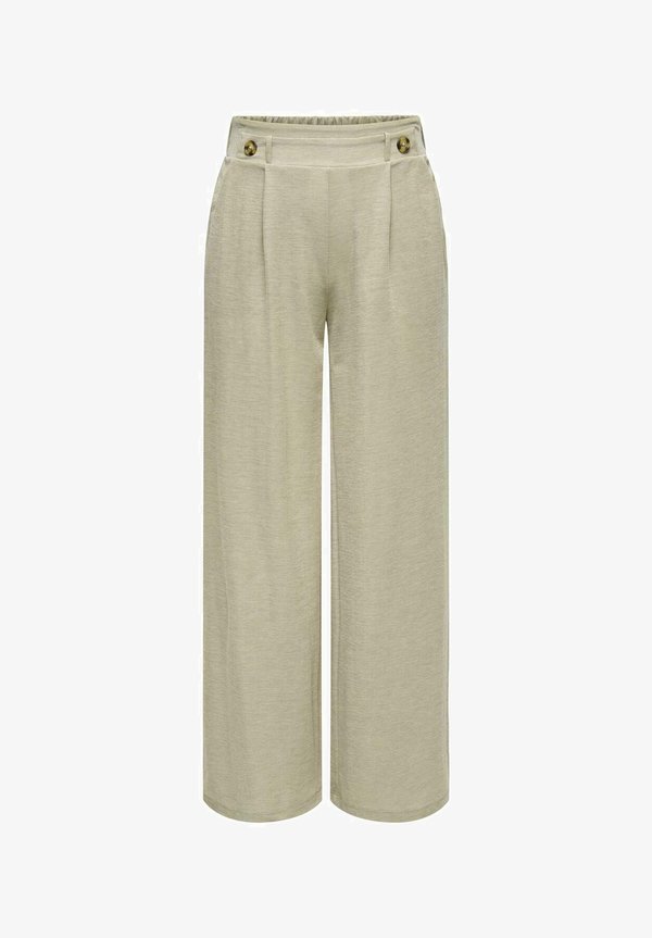 MIT ELASTISCHEM BUND - TASCHEN VORN - NORMAL FIT - Trousers - beige
