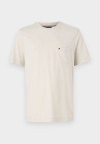 ESSENTIAL SOLID POCKET TEE - Paprasti marškinėliai - newsprint