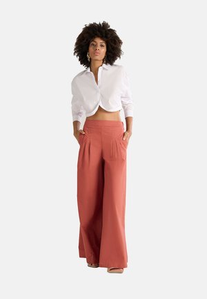 PALAZZO - Trousers - rust