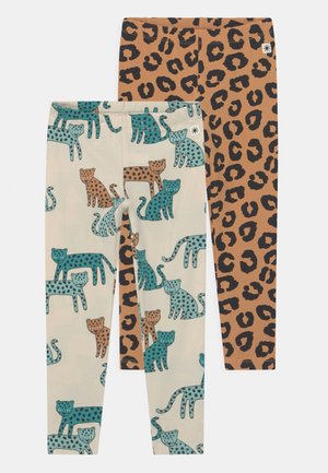 LEO 2 PACK UNISEX - Legging - dark beige
