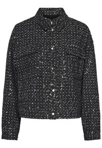 Pieces PCROBERTA JACKET - Casaco de ganga - grey denim