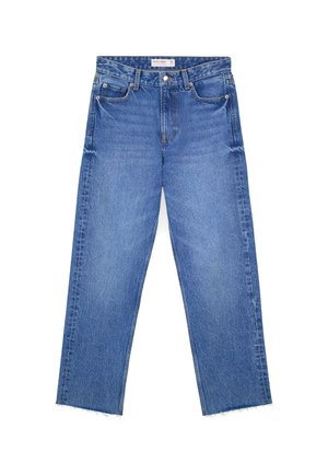 Balmohk, Cropped - Jeans Straight Leg - medium blue denim