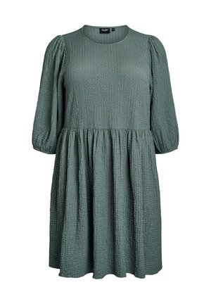 FLASH -MIT 3/4-ÄRMELN - Day dress - balsam green