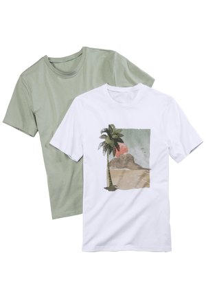 Beach Time 2 PACK - T-Shirt print - mint   bedruckt