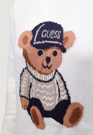 Guess, LS CN ALICIA BEAR SW W6BR84 Z1927 - Pullover - white