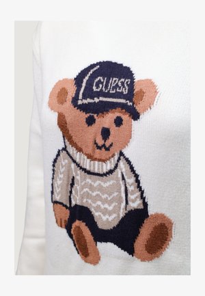 Guess, LS CN ALICIA BEAR SW W6BR84 Z1927 - Pullover - white