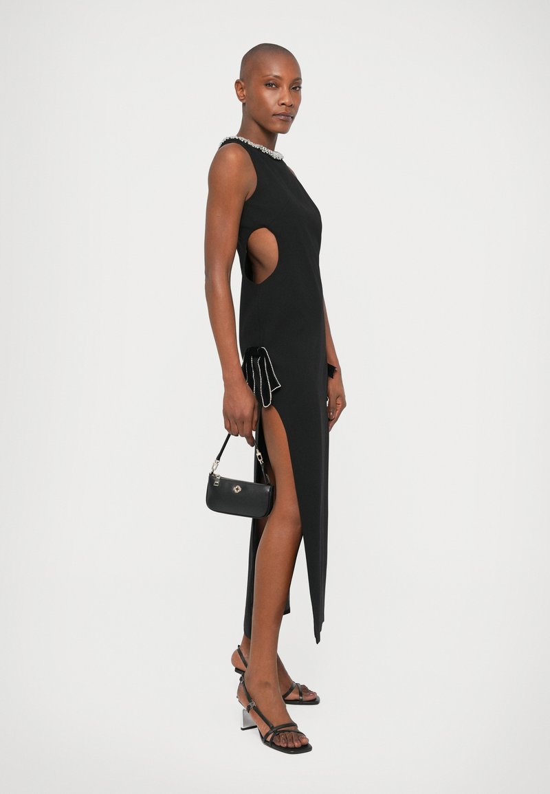 maje cocktail dress Maje crochet Panel Knitted Mini Dress