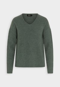 ONLCAMILLA V-NECK L/S NOOS  - Πουλόβερ - laurel wreath melange