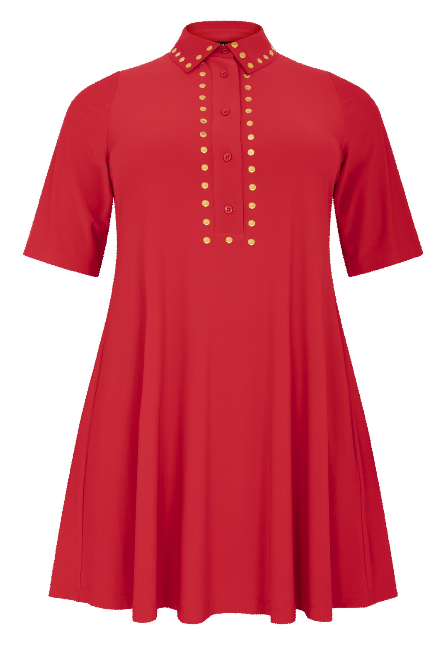 Yoek EMBELLISHED STUD DETAIL - Tuniek - red/rood - Zalando.nl