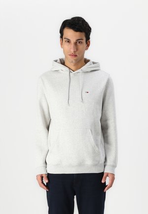 FLAG HOODED - Sweatshirt - silver grey