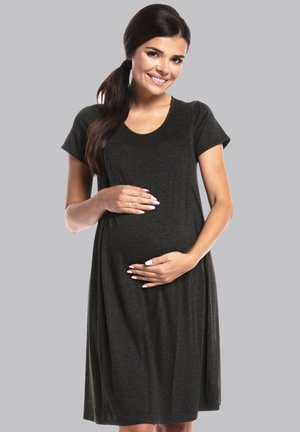 LABOR DELIVERY HOSPITAL BREASTFEEDING - Nightie - graphite melange