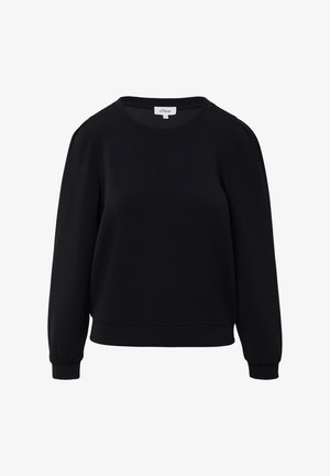 MIT PUFFÄRMELN - Sudadera - schwarz