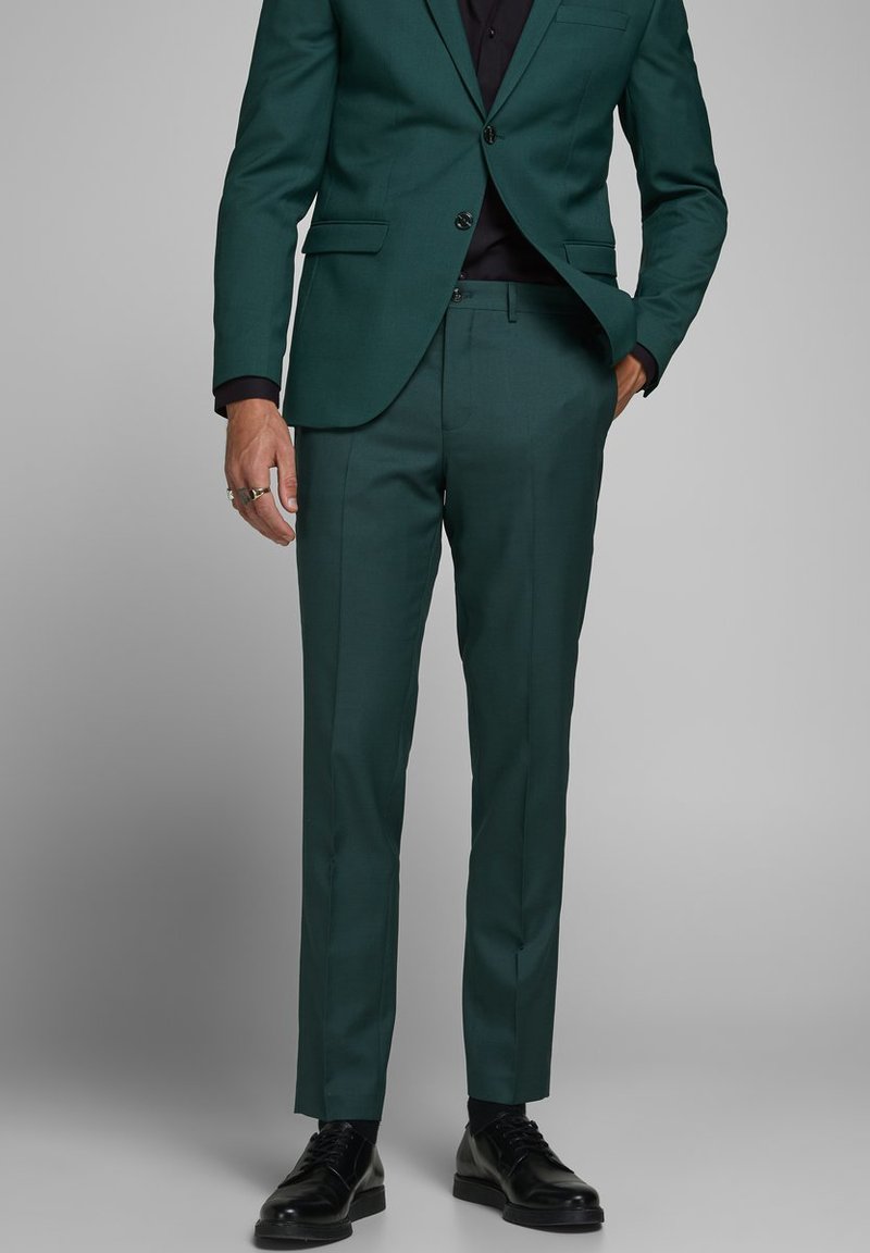 Jack & Jones PREMIUM JPRSOLARIS  NOOS - Tygbyxor - darkest spruce