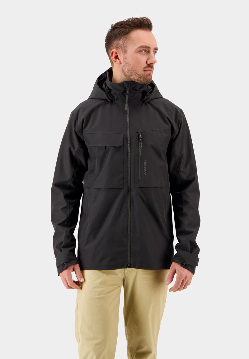 Didriksons - ASTON USX JKT - Hardshelljacka - black, Förstora