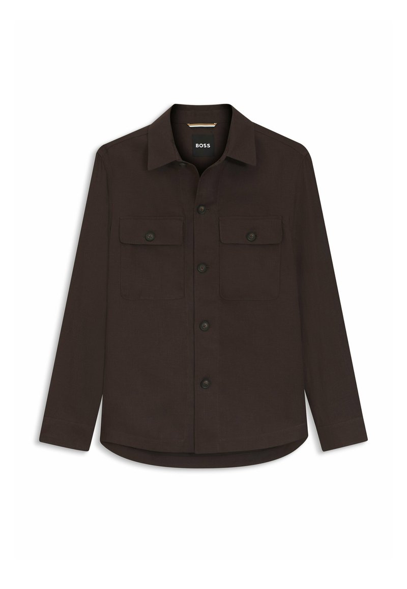 BOSS BOSS C-CARPER-OS-262F - Overhemd - dark brown seven/donkerbruin ...