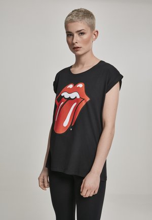 Print T-shirt - black