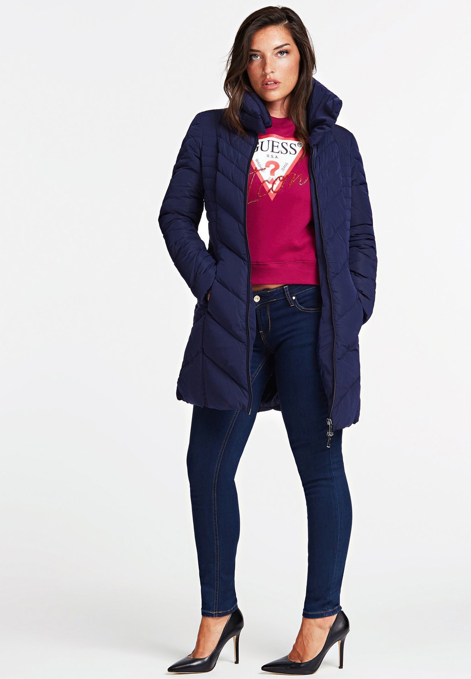 guess payton down jacket