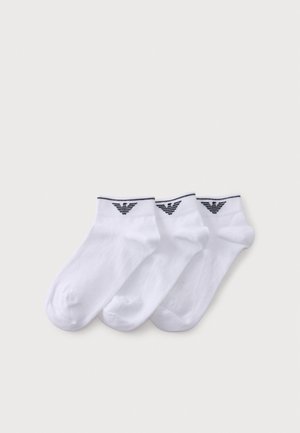 Emporio Armani, ANKLE 3 PACK - Чорапи - white