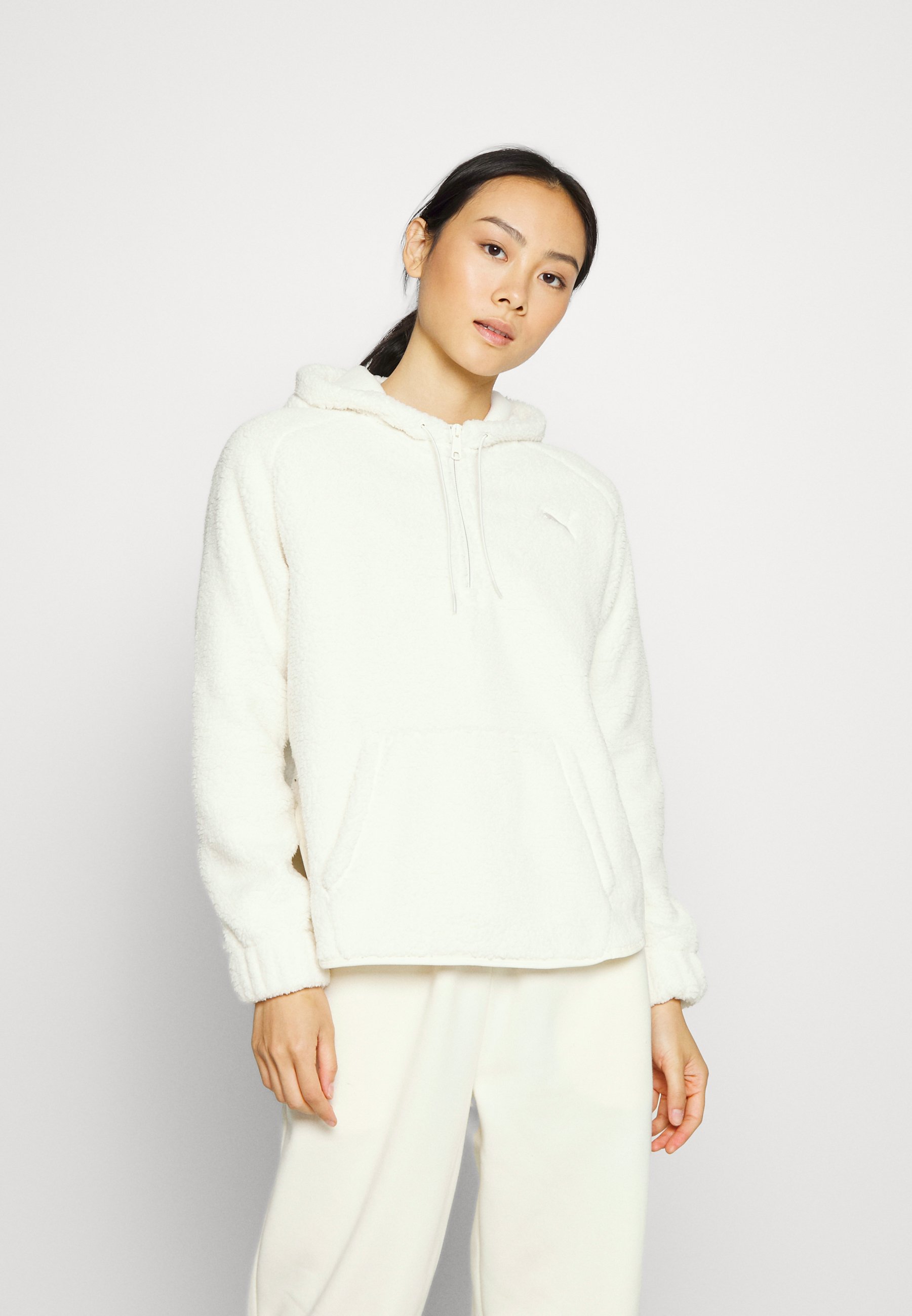 sherpa lined half zip