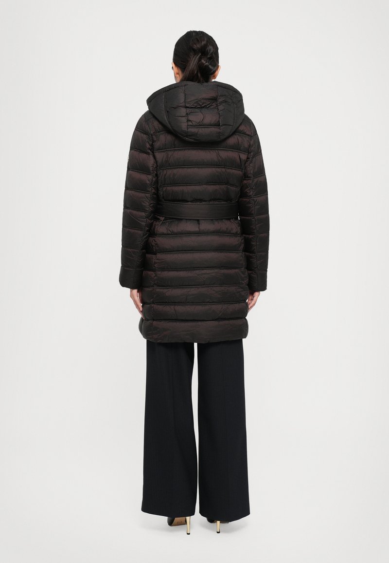 belted coat michael michael kors long hooded puffer coat