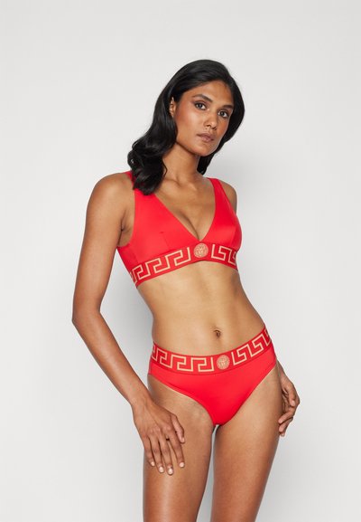 Versace TRIANGLE NEW LOGO - Bikini felső - red