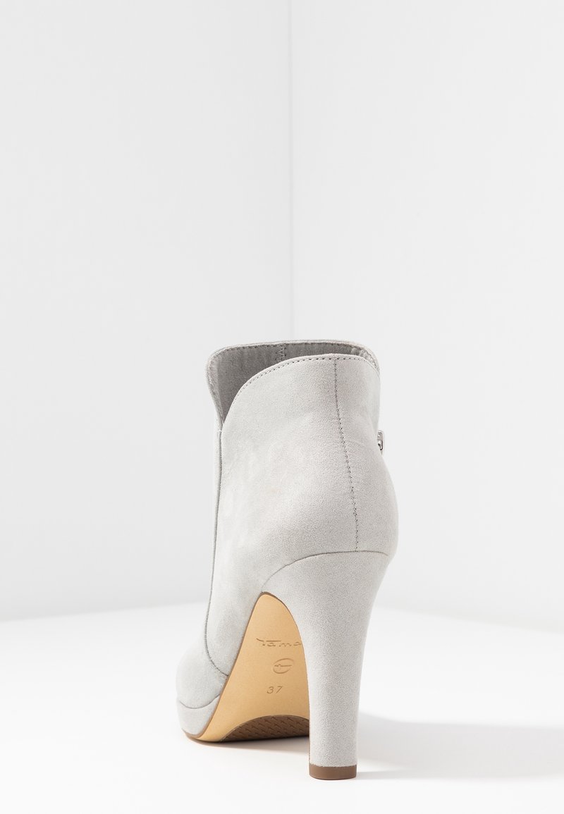 Tamaris High Heel Stiefelette light grey/hellgrau (Pre-owned