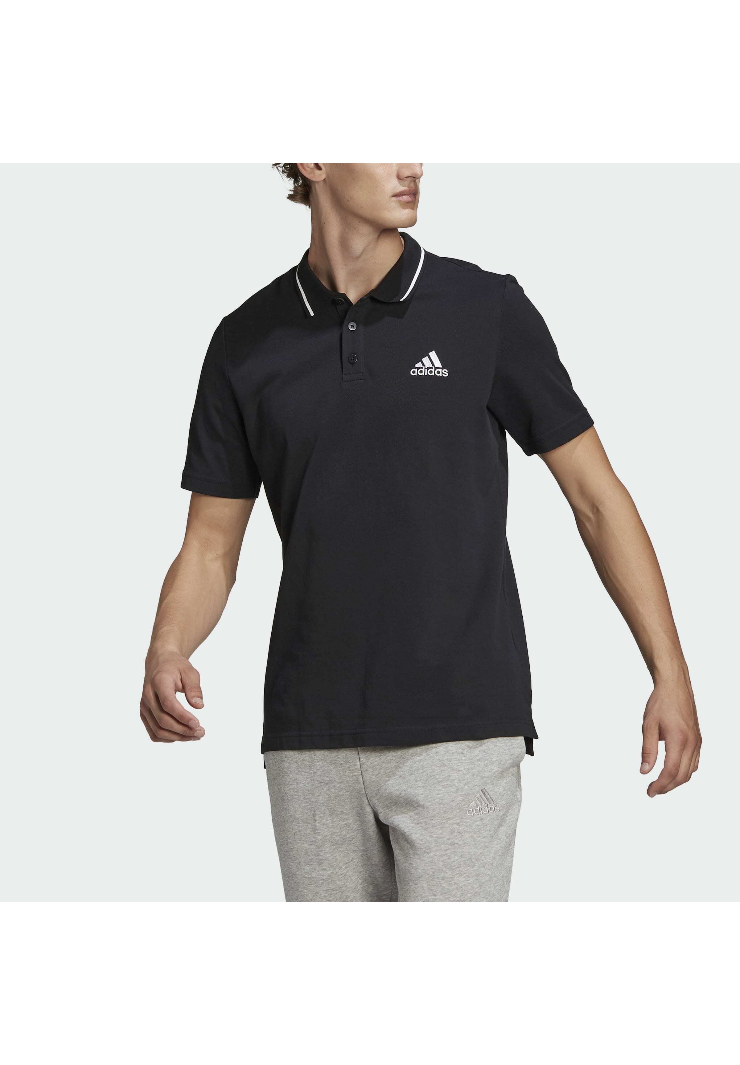 adidas T16 MiTeam Polo Men Zwart/Oranje - Budo House