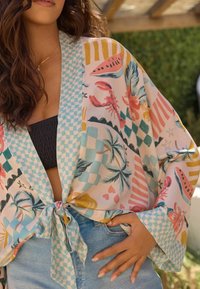 Next TIE FRONT KIMONO COVER-UP - Veste légère - multi lobster print