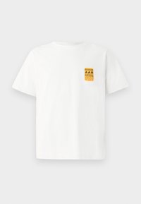 SLHGEORGE O NECK TEE - Print T-shirt - egret