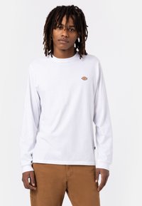 Dickies - MAPLETON TEE - Top s dlouhým rukávem - white Miniatura obrázku 1