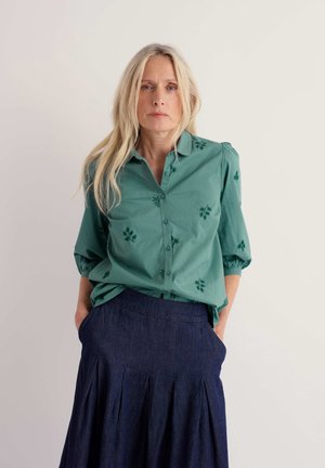 Seasalt Cornwall, SEASALT CORNWALL HOPE COTTAGE EMBROIDERED BLOUSE - Chemisier - green - woodland stitch dune grass
