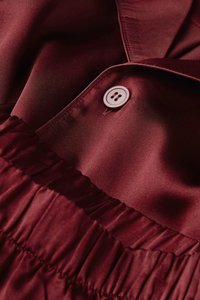 IUMAN Intimissimi Uomo PIPING - Pyžamo - rot  i  dark cherry red