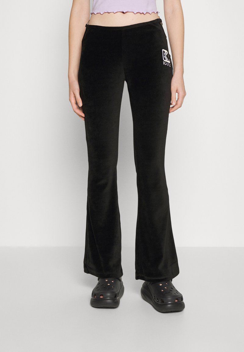 Karl Kani - FLARED  - Leggings - black, Ampliar